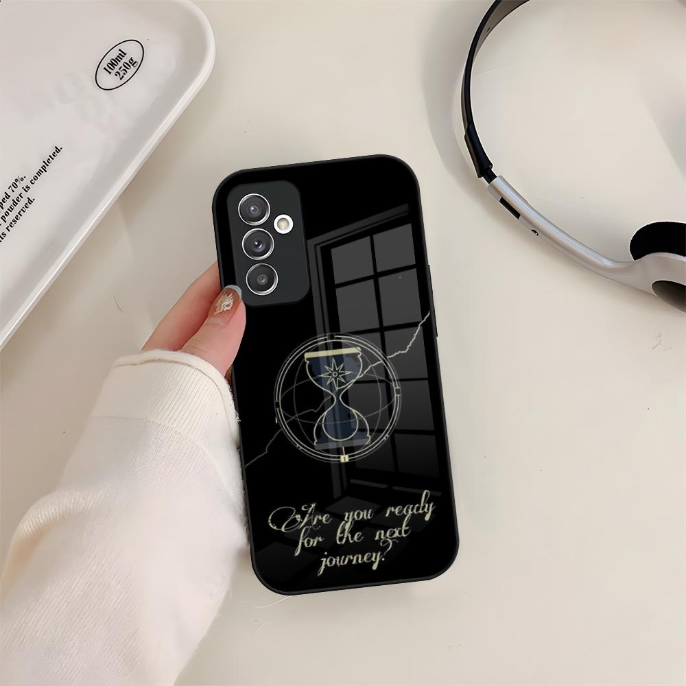 KPOP ATEEZ Logo Phone Case Glass For Samsung S24 S26 S23 S20 S25 S21 S22 Ultra Fe Plus A05 A06 A16 A26 A36 A56 Coque