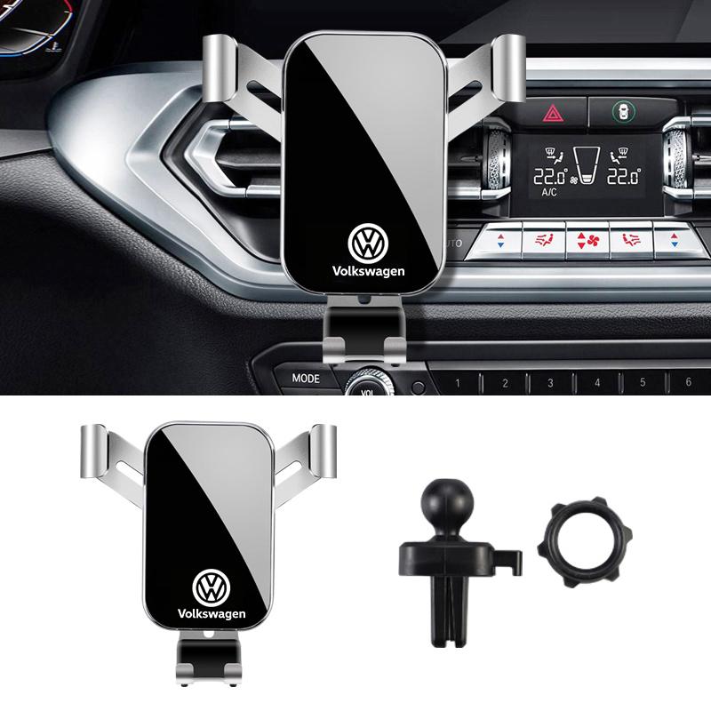 2026 Hot Car Interior Cell Phone Holder Vent Metal Phone GPS Stand Support For VW Volkswagen Golf Bora MK7 CC Interior Mouldings MDA-E25