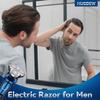 Elektrischer Rasierer für Männer, Wiederaufladbarer Elektrorasierer, Wasserdichter Nass-Trocken-Rasierer, Kabelloser Rasierer (blau)