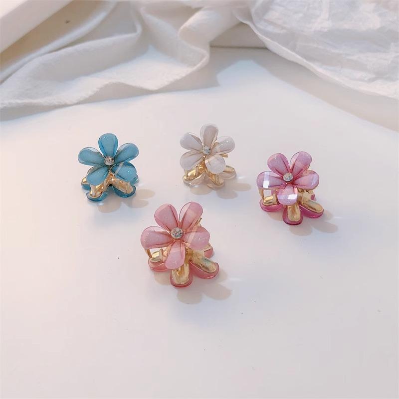 New Mini Small Flower Clip Feminine Bangs Side Clip Top Clip Japanese and Korean Hair Clip Headwear
