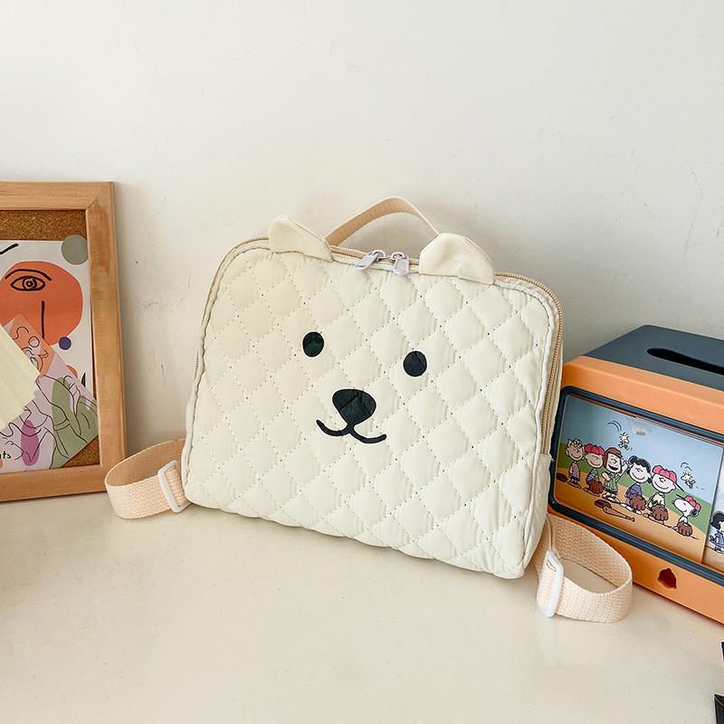 

Милый и яркий детский рюкзак с принтом животных, мягкий, идеально подходит для детей дошкольного возраста белый