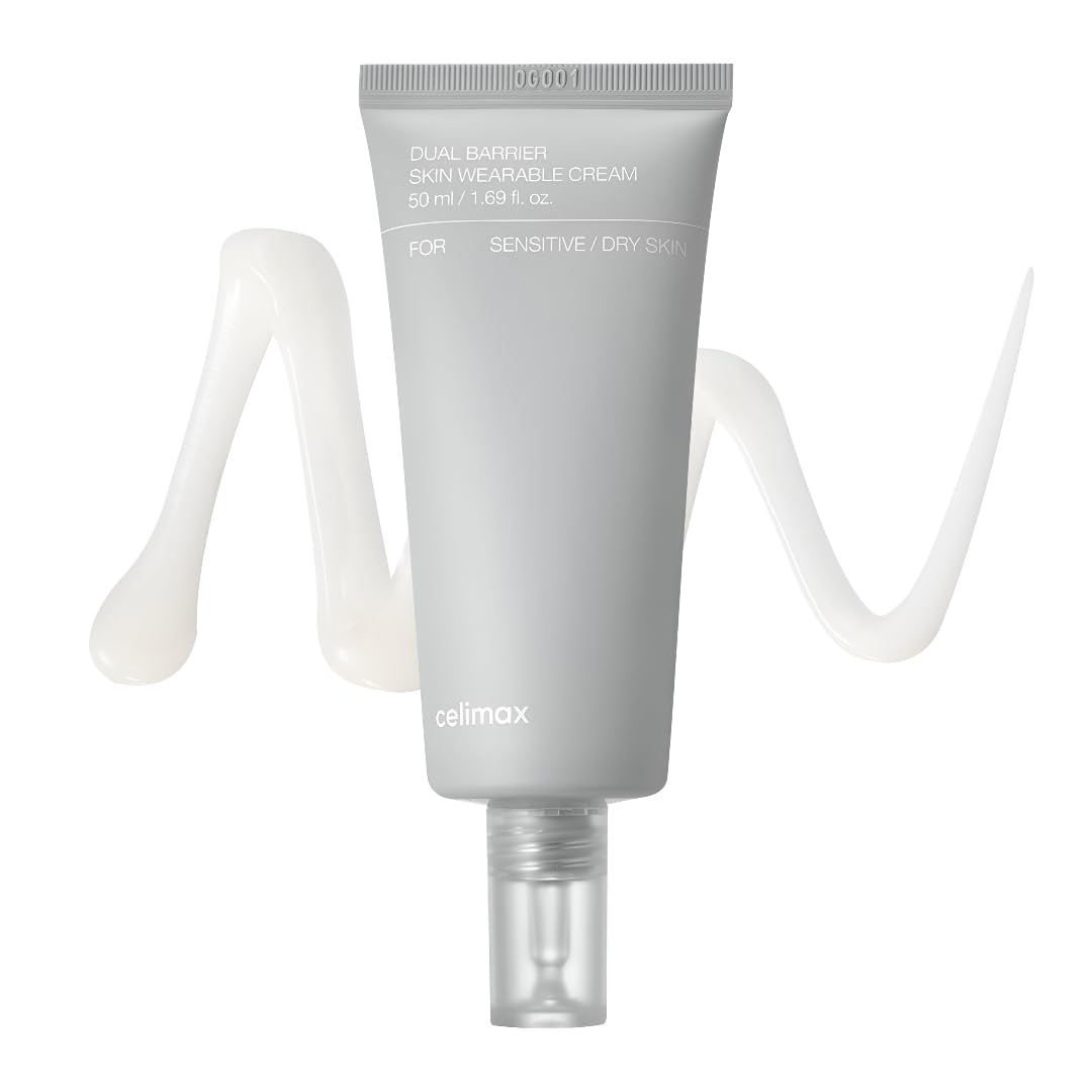 [CELIMAX] Celimax Dual Barrier Wearable Cream 50ml - Ceramide Korean Cosmetics Face Cream Skincare Hyaluronic Acid Night Cream Moisturizing Dry Skin