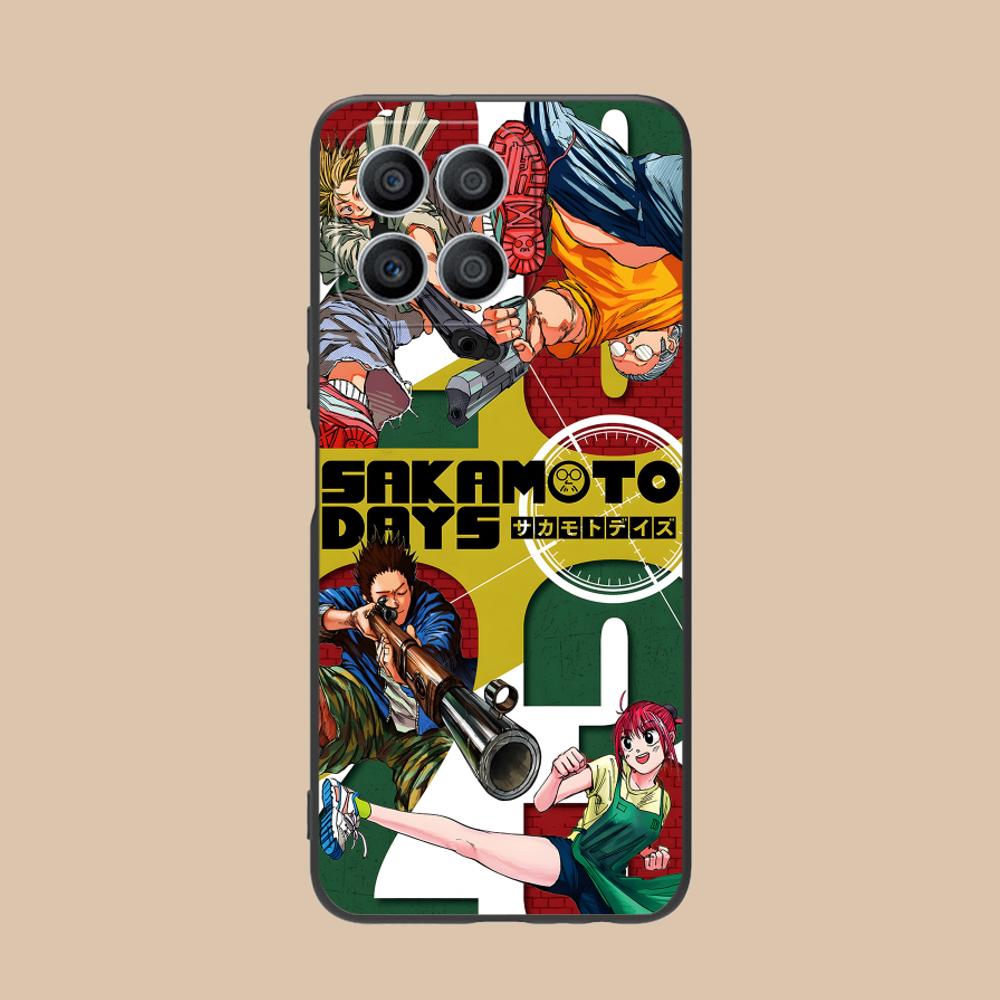 Sakamoto Days Mobile Phone Case for Honor 90 80 70 60 50 30 20 10 9 8 7 Pro S SE Lite 5G Colorful Printing Cover Pretty Cover