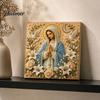 Artistic Garden Decorations DIY Jesus Pearl Art Kit, Diamond Painting for Adults, Christian Mosaic Creative Bedroom Accessories Craft Christ