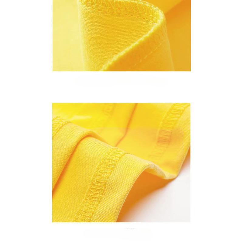 Summer Boys' 100% Cotton Girls' Fashionable, Comfortable, Breathable and Soft Simple Short-sleeved Style