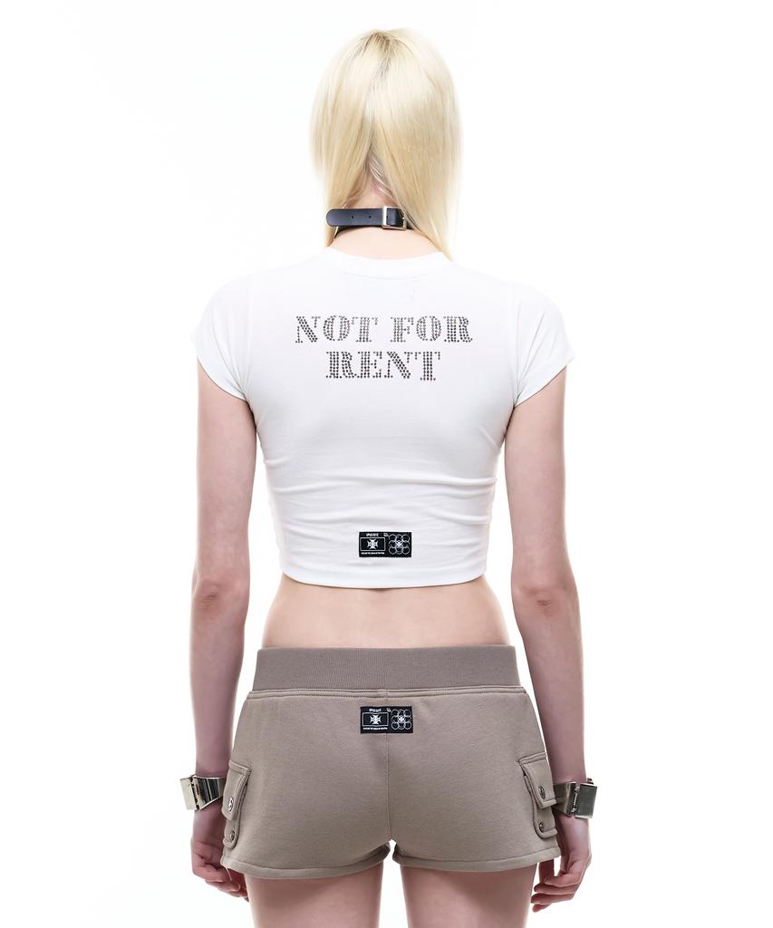 Opeoseu0012 Op. 07 Nfr Crop T-Shirts White