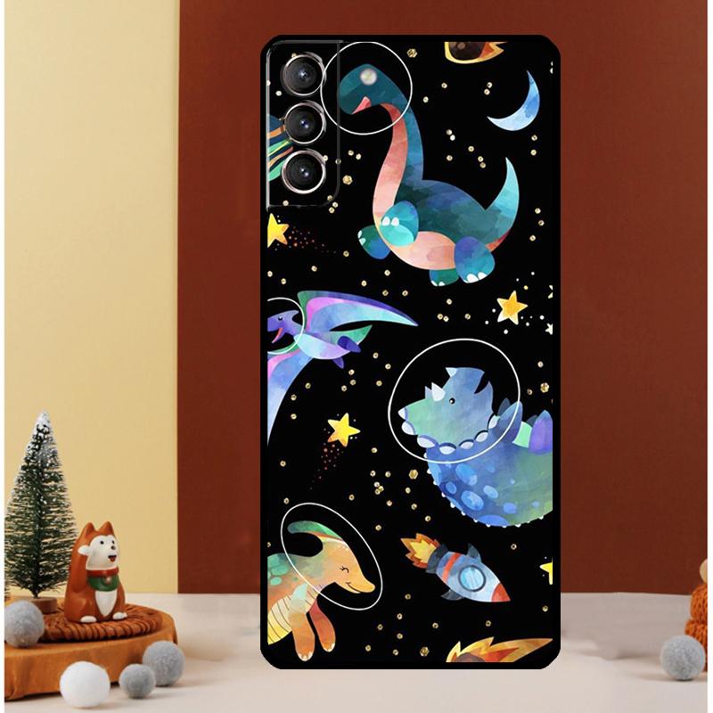 Dinosaur Collage Case For Samsung Galaxy S24 S26 Ultra S21 S22 S20 S23 S25 Ultra S10 Plus S25 FE Cover Funda