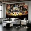 Anime Attack-on-Titan Wall Tapestry Aesthetic Wall Hanging Printed Fabric Blanket Decorative Tapestries for Bedroom Living Room Home Decor