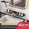No-Drill Wall-Mounted Bathroom Shelf for Mirror, Faucet, and Vanity