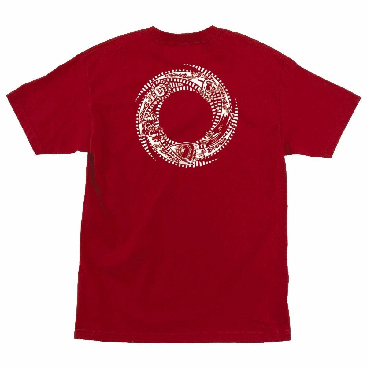 Santa Cruz OGSC TEAM RIDER Skateboard T Shirt CARDINAL RED XXXXL