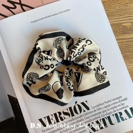 2025 Striped Ball Head Hair Tie: Large Intestine Style for High Ponytails