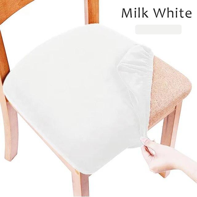 Pokrowiec na krzesło do jadalni Velvet Soft Stretch Chair Protector Covers, łatwy w montażu, zdejmowany pokrowiec na krzesło, luksusowy wystrój