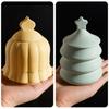 Gypsum Mold Lidded Silicone Jar Mold Silicone Candle Mold Flexible For Christmas Decoration Craft Teaching Diy Craft Projects