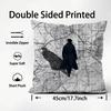 TV S-Sherlock H-Holmes Classic Cushion Cover Pattern Printed Pillowcase for Living Room Sofa Cushion Cover & Bedroom Decor