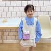 Solid Bow Color Children Cute Butterfly Knot Water Bucket Bag Daily Use Casual