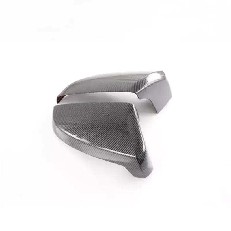 Door Mirror Cover For Isuzu D-Max Dmax -2024 Car Sticker Rearview Side Mirror Cover Wing Cap Exterior Carbon Fiber