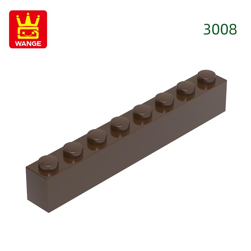 33 Stück/Los 3008 1x8 Hohes Loch Baustein Moc Basic Zeitloser Ziegel Befestigungen Funktioniert Mit featuring DIY Kinderspielzeug Geschenkbox