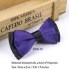 Classic Children's Bow Tie Baby Boy's Girl Fashion Solid Color Adjustable Bow Tie Children's Two-tone Pet Dog and Cat Bow Tie