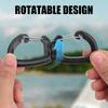 5pcs POM Backpacks Carabiner with 360 Degree Swivels Camping Double Hook New Backpacks Buckles