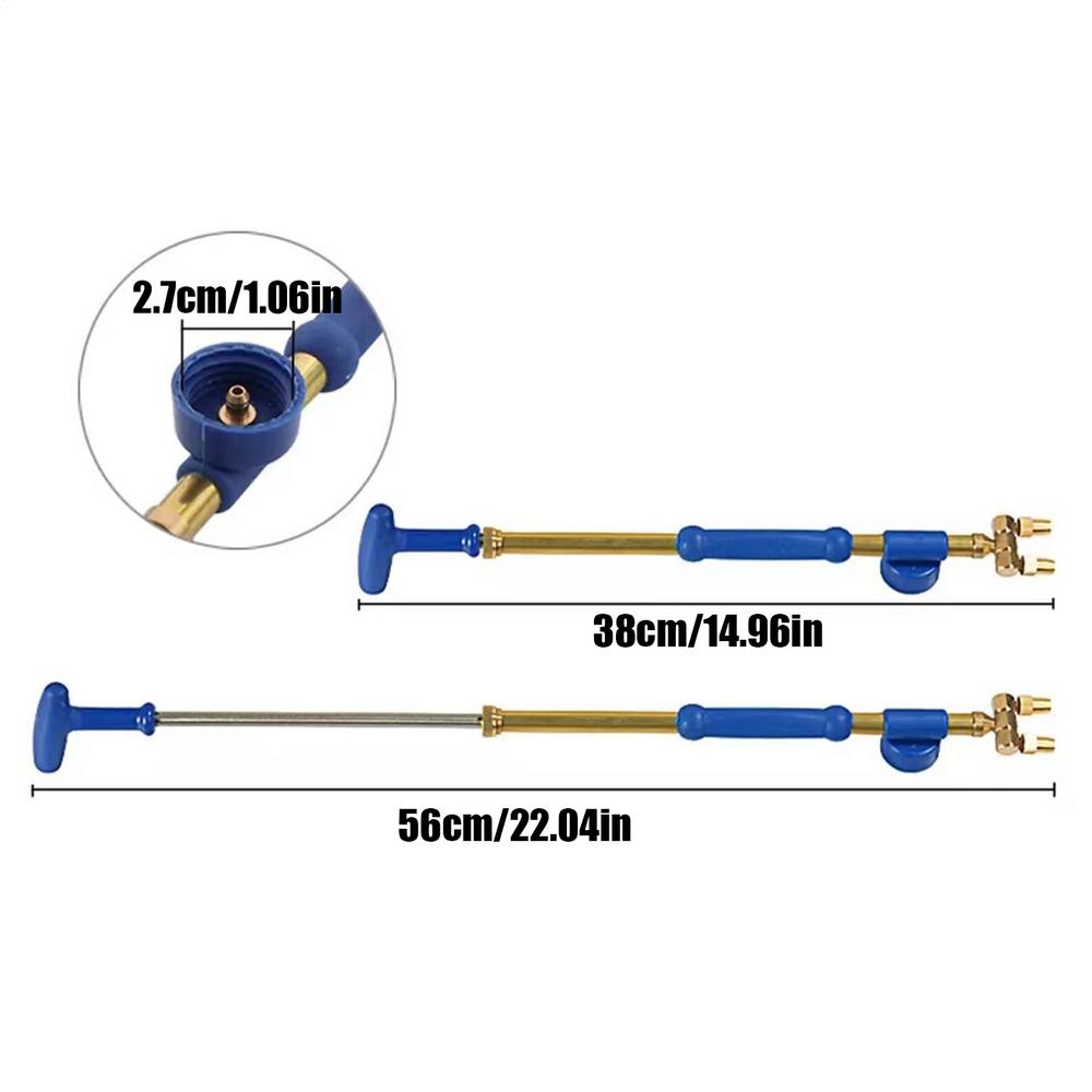 Single / Double Head Bottle Interface Garden Trolley Brass Guns Sprayer Adjustable Nozzle Water Pressure Atomization Sprayer