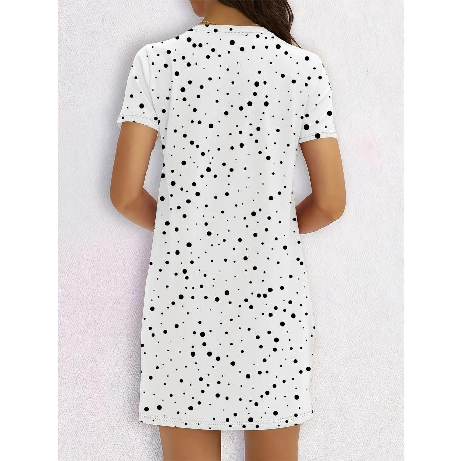 Damenblumen-Tulpendruck-Kleid Fließendes Langes Kleid Niedliche Lässige Event-Kleidung Bohème-Stil Urlaubs-Kleid Y2k Damenbekleidung Oberteil