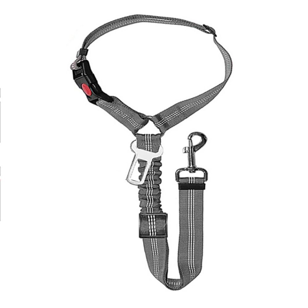 Reflective Pet Car Seat Belt Adjustable Dog Harness Leash Dog BackSeat Safety Belt  Pet Outdoor