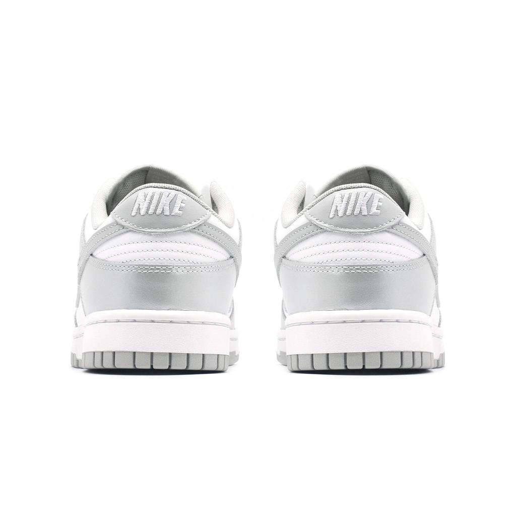 Nike Dunk Retro 'Grey Fog' Silver Ballet Low top Skateboard Shoes Men's Silver Gray White DD1391-103(Team140-)