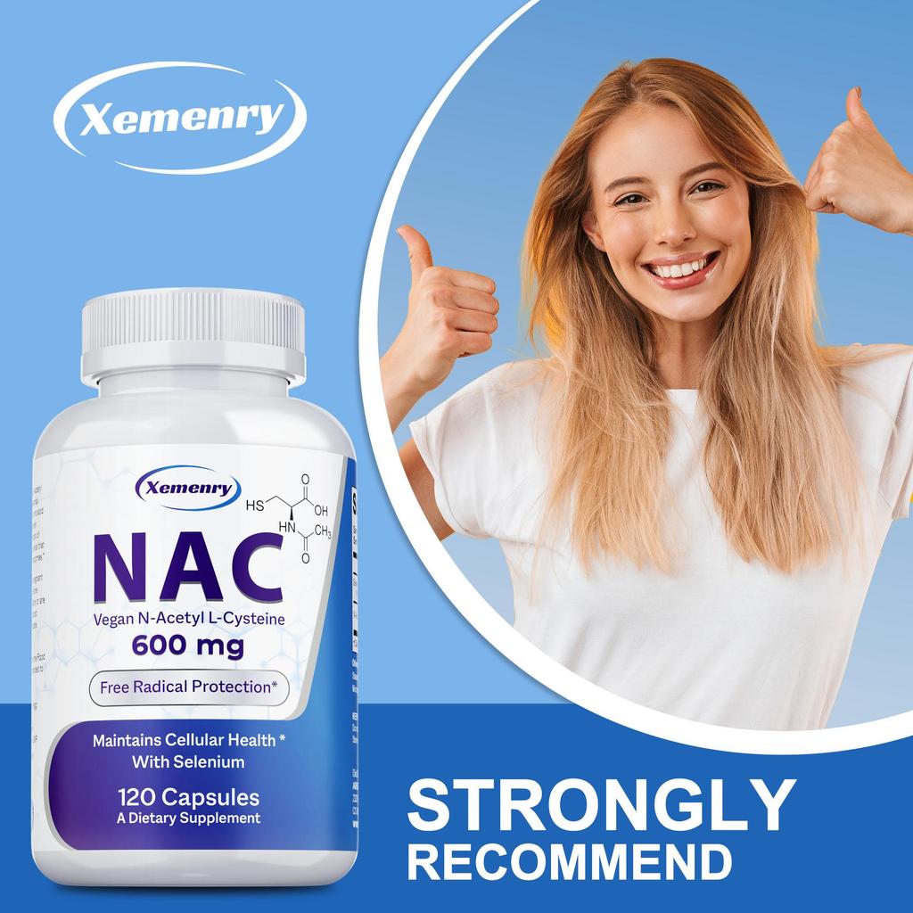 NAC 600 mg - N-acetylcystein - Zdraví dýchacích cest, Plíce, Čištění jater a ledvin