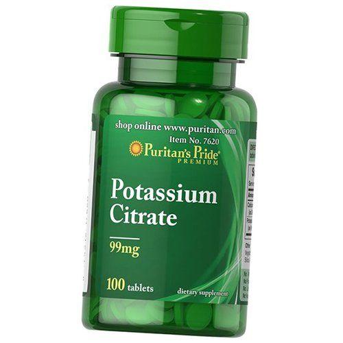 

Цитрат Калію, Potassium Citrate 99, Puritan s Pride (36367219) 100tab