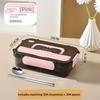 Bento-Mittagessensbox mit 2/3 Fächern und auslaufsicheren Deckeln, lebensmittelechtes Material für Arbeit, Schule, Reisen, tägliche Mahlzeitenvorbereitung