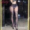 Sex stockings D thin oil-shiny pantyhose sexy fake two-piece lace splicing over knee stockings women