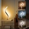 Neoglint 10W Spiral LED Table Light Dimmable 3 Lighting Colors Bedside Desk Lamp Nightstand Lamp for Bedroom Living Room