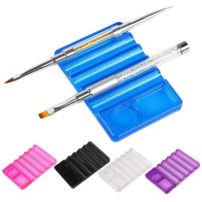 Elegante portaspazzole per unghie Creativo portatile a prova di caduta