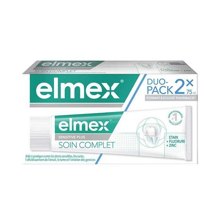 Zahnpasta Elmex Sensitive Plus Komplettschutz - 2x75ml