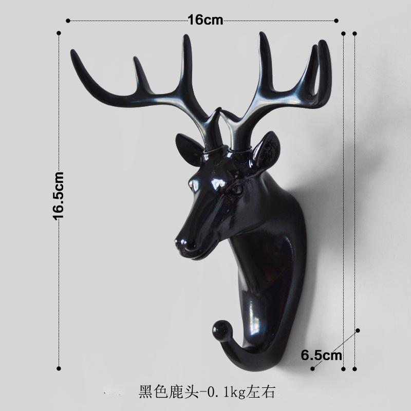 Wall Mounted Animal Head Rack Coat Cap Wall Hanger Horse Giraffe Elk Elephant Hook Decorative Room Decor Bathroom Accessory