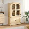 Corona Display Cabinet 103.5 X 42 X 180 Cm Solid Pine Wood