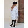The Coffee Bean   Tea Leaf Ivory Ribbon Quilting Coat Ba12ct02iv