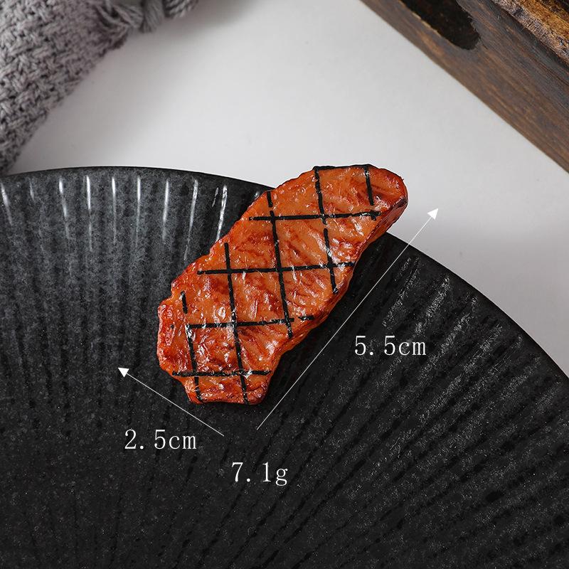 Western Food Simulation Model: Steak, Spaghetti, Salad, Fried Egg, Carrot Cubes, Potato Cubes Props