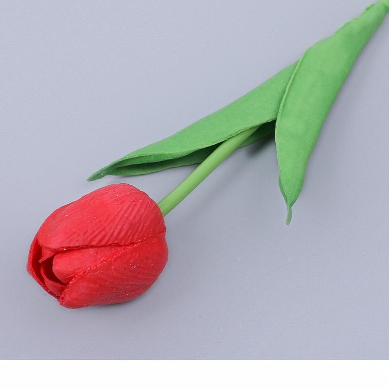 10PCS Mini Tulip Simulation Flower Wedding Home Fake Flower Photography Props Decorative Accessories Hand Bouquet