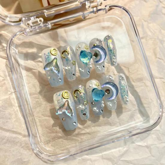 

5Pcs/Set Anti-dust Lightweight Durable Round Corner Earring Necklace Ring Bracelet Jewelry Container Fake Nail Container чистый