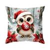 Christmas Style Small Animals Pillowcase Bedroom Sofa Cushion Cover 100% Polyester Living Room Cushion Pillowcase Home Decor