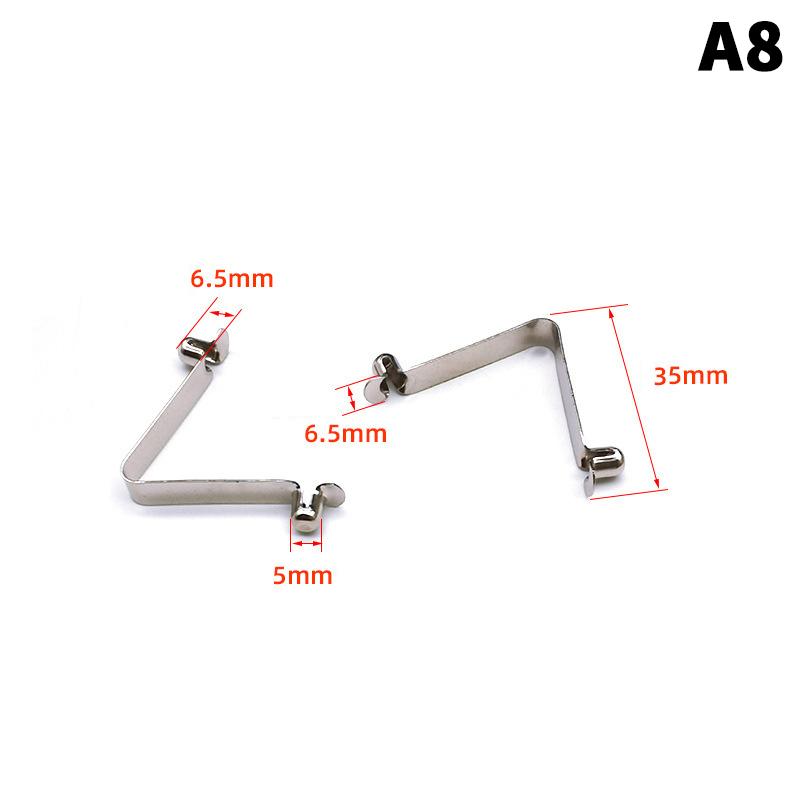 10 Bucăți Blocare V Snapshot Placă Paletă Caiac Stâlp Cort Buton Simplu/Dublu Clips cu Arc de Poziționare Flocat 3-5Mm