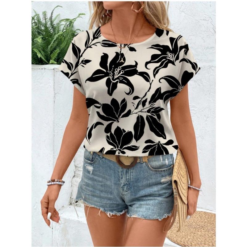 

Летняя новая повседневная и модная высококачественная модная футболка с принтом на одно плечо и короткими рукавами XXL