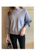 2021 Japan Korea Batwing Sleeve Women's Knitwear: Autumn/Winter Long Sleeve Loose Pullover Sweater
