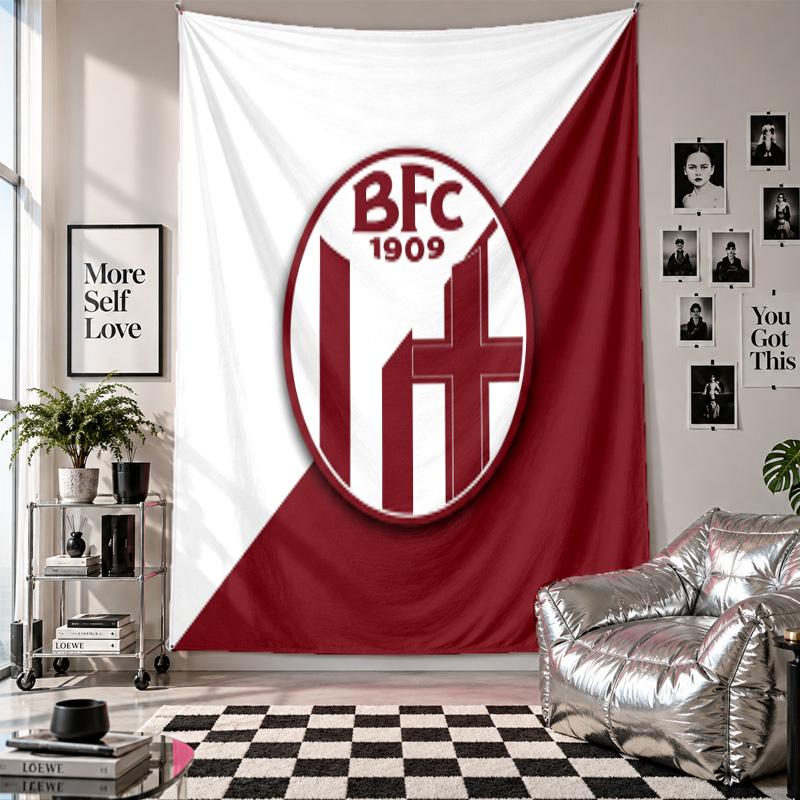 Bologna FC Wall Tapestry Home Decor Wall Hanging Cloth for Bedroom Living Room Background