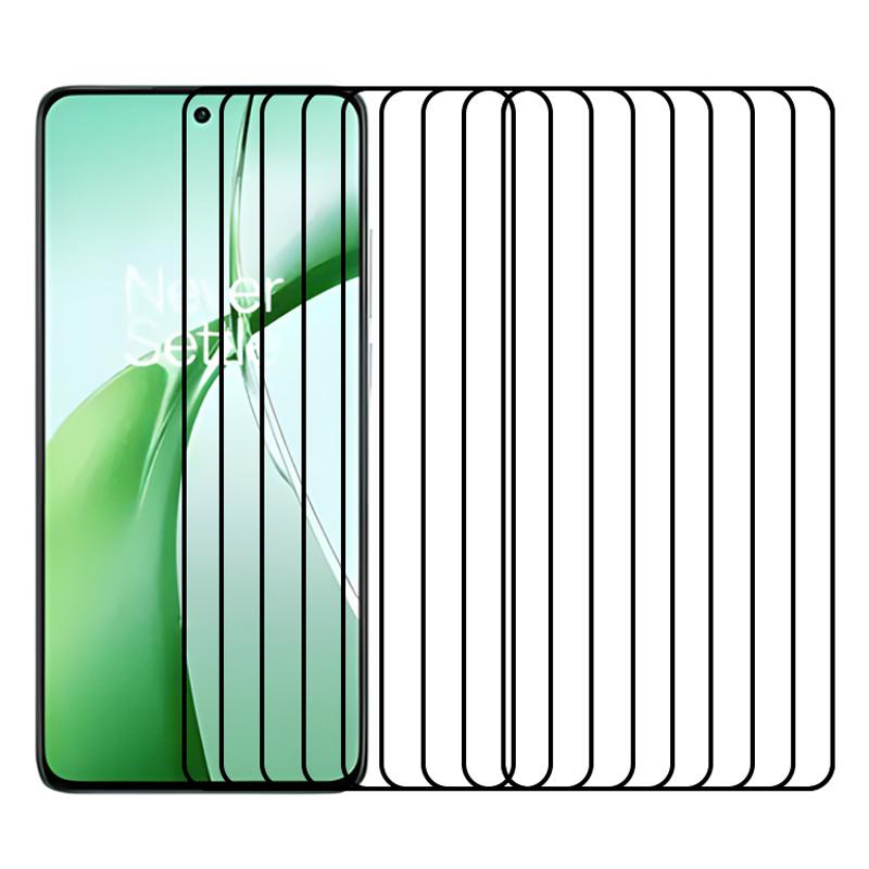 

RURIHAI 10 шт. Захисна плівка для екрана OnePlus Nord 4 з вторинним загартуванням, плівка зі скла з високим вмістом алюмінію та кремнію Type A