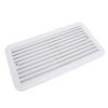 RV Side Air Ventilation Grille 13.78x7.32in UV Resistant Rectangle Air Vent Grill Cover for Camping Vehicle Motorhome