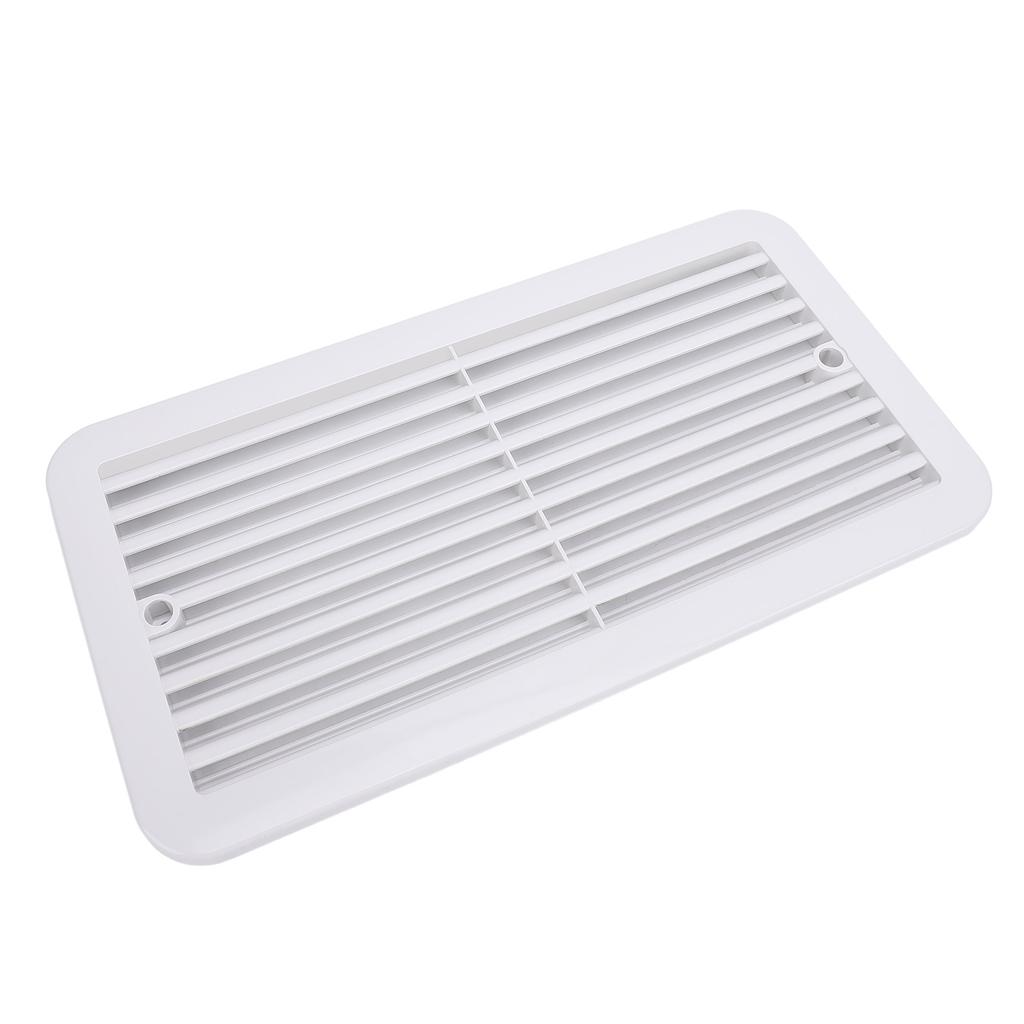 RV Side Air Ventilation Grille 13.78x7.32in UV Resistant Rectangle Air Vent Grill Cover for Camping Vehicle Motorhome