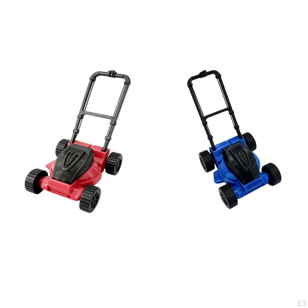 Modell Puppenhaus Kreativ Realistisch Mini Rasenmäher Figur Puppenhaus Dekoration für Geschenk Festliche Party