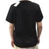 Converse T Shirts Men's Black Crew Neck Moderate Straight Fit 10018141-A02